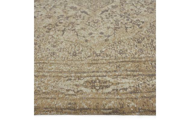 Goossens basic vloerkleed canto beige katoen - 8222340-03