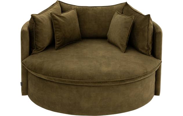 Goossens fauteuil bonbon groen stof - 8222358-02