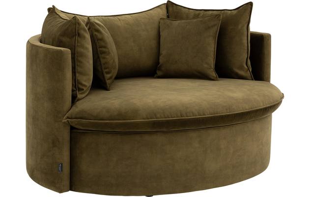 Goossens fauteuil bonbon groen stof - 8222358-03