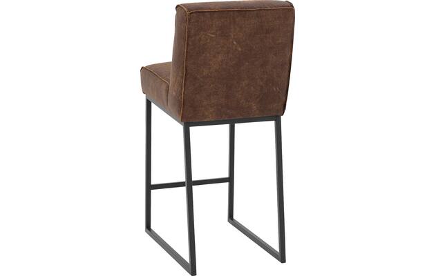 Goossens excellent barstoel tom bruin leer - 8222560-03