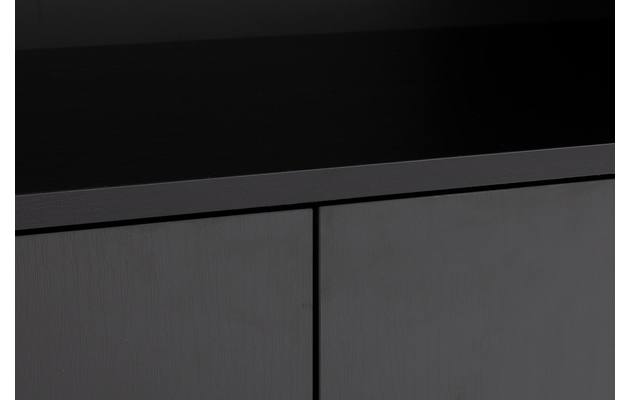 Goossens basic buffetkast madrid zwart melamine - 8222630-06