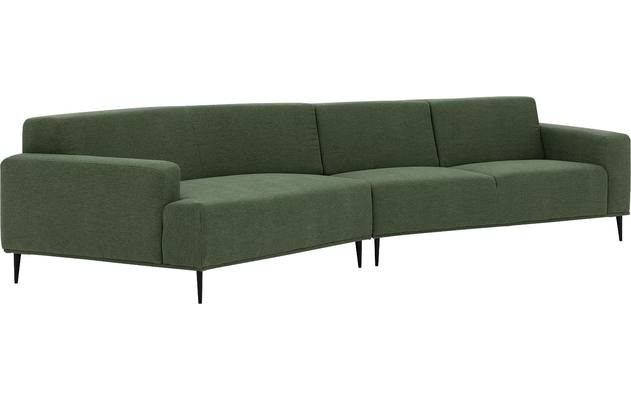 Goossens excellent loungebank prato groen stof - 8223415-02