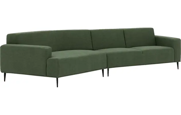 Goossens excellent loungebank prato groen stof - 8223415-02