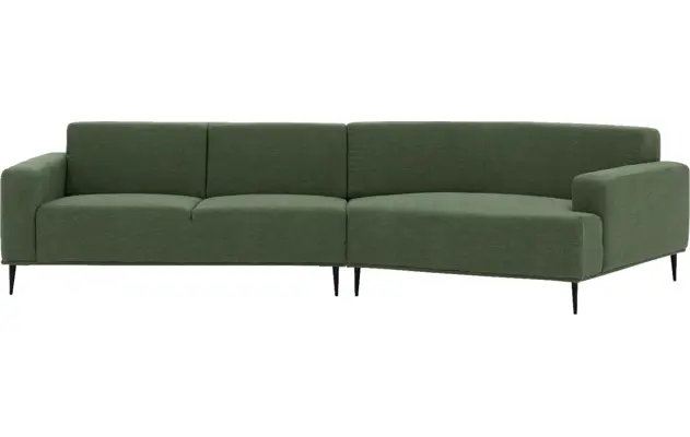 Goossens excellent loungebank prato groen stof - 8223415-gespiegeld-01