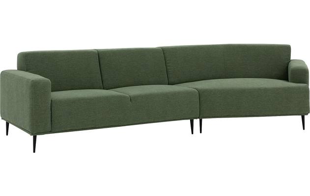 Goossens excellent loungebank prato groen stof - 8223415-gespiegeld-06