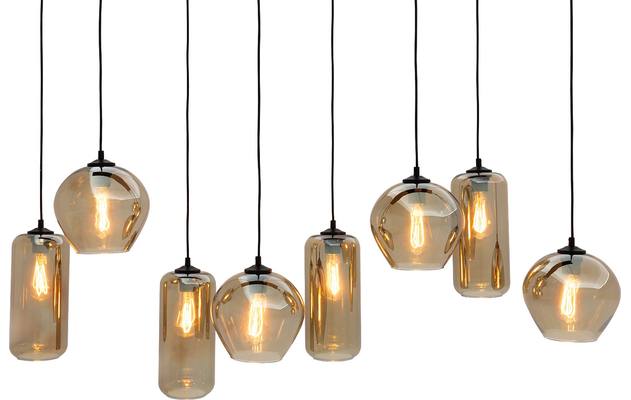 Goossens hanglamp devant zwart glas - 8223422-03