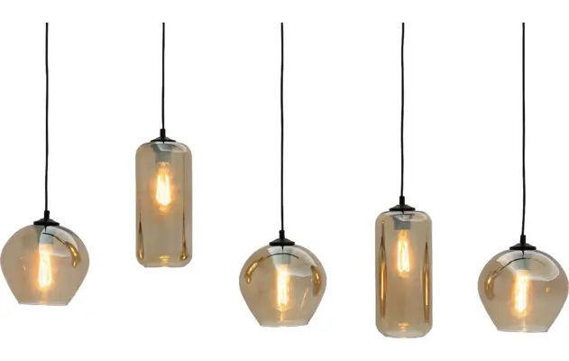 Goossens hanglamp devant zwart glas - 8223423-03