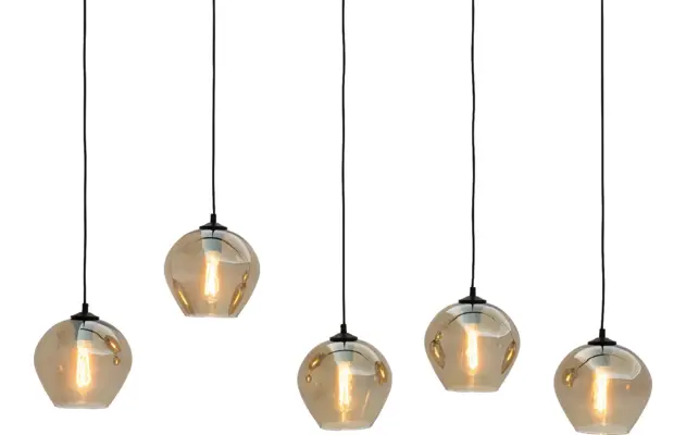 Goossens hanglamp devant zwart glas - 8223424-04