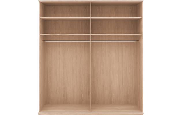 Goossens excellent kledingkast nature wit eiken - 8223434-09