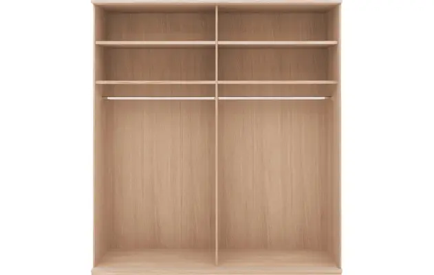 Goossens excellent kledingkast nature wit eiken - 8223434-09