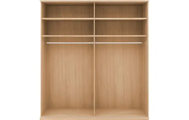 Goossens excellent kledingkast nature onbewerkt eiken - 8223435-09