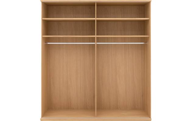 Goossens excellent kledingkast nature blank eiken - 8223436-09