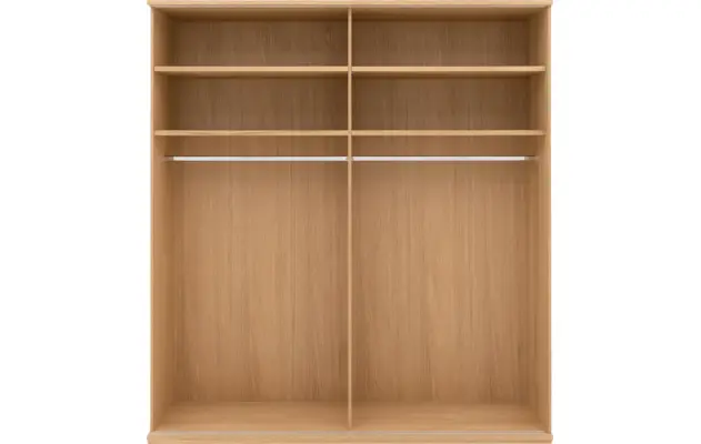 Goossens excellent kledingkast nature blank eiken - 8223436-09