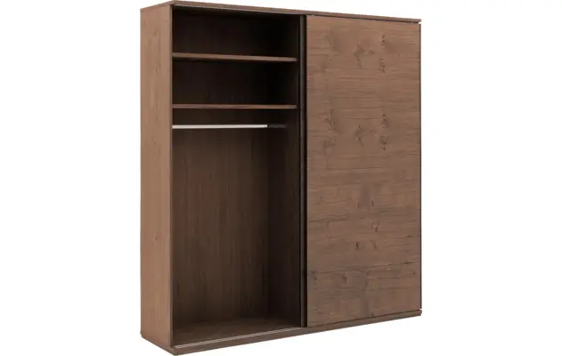 Goossens excellent kledingkast nature donker bruin eiken - 8223439-06