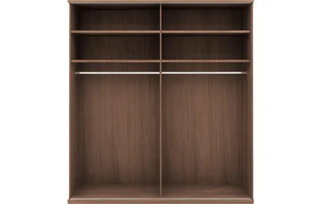 Goossens excellent kledingkast nature donker bruin eiken - 8223439-09