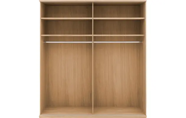 Goossens excellent kledingkast nature wit eiken - 8223441-09