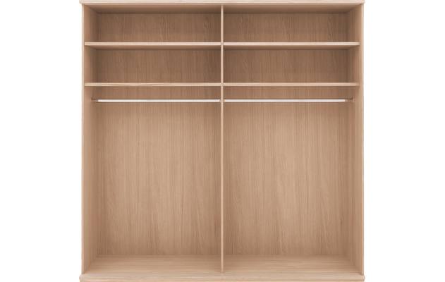 Goossens excellent kledingkast nature wit eiken - 8223443-09