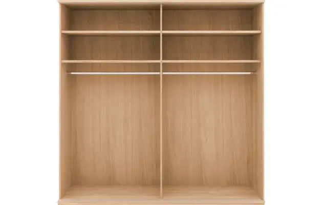 Goossens excellent kledingkast nature onbewerkt eiken - 8223444-09