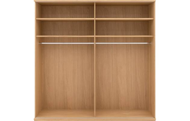 Goossens excellent kledingkast nature blank eiken - 8223445-09