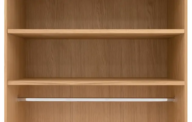 Goossens excellent kledingkast nature blank eiken - 8223445-11