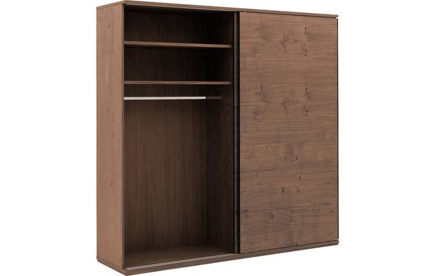 Goossens excellent kledingkast nature donker bruin eiken - 8223447-06