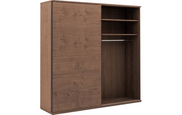 Goossens excellent kledingkast nature donker bruin eiken - 8223447-08