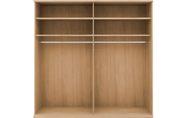 Goossens excellent kledingkast nature wit eiken - 8223449-09