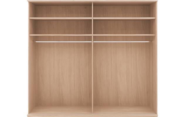 Goossens excellent kledingkast nature wit eiken - 8223451-09
