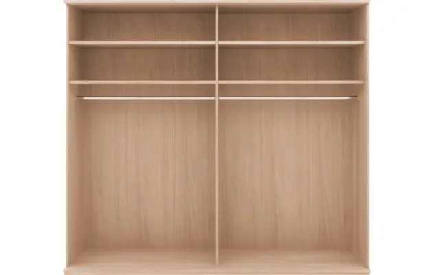 Goossens excellent kledingkast nature wit eiken - 8223451-09