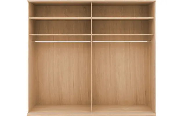 Goossens excellent kledingkast nature onbewerkt eiken - 8223452-09