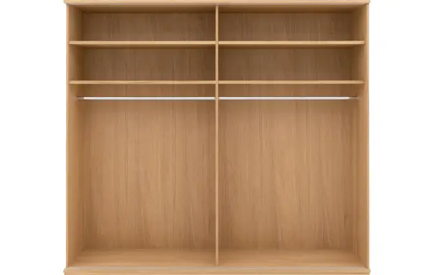 Goossens excellent kledingkast nature blank eiken - 8223453-09