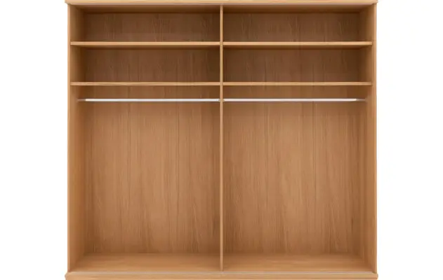 Goossens excellent kledingkast nature blank eiken - 8223454-09