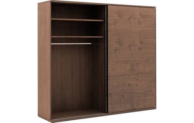 Goossens excellent kledingkast nature donker bruin eiken - 8223456-06