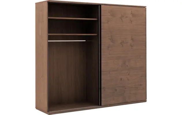 Goossens excellent kledingkast nature donker bruin eiken - 8223456-06