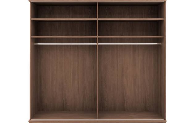 Goossens excellent kledingkast nature donker bruin eiken - 8223456-09
