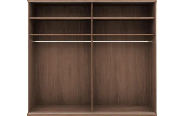 Goossens excellent kledingkast nature donker bruin eiken - 8223456-09