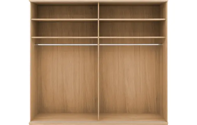Goossens excellent kledingkast nature wit eiken - 8223458-09