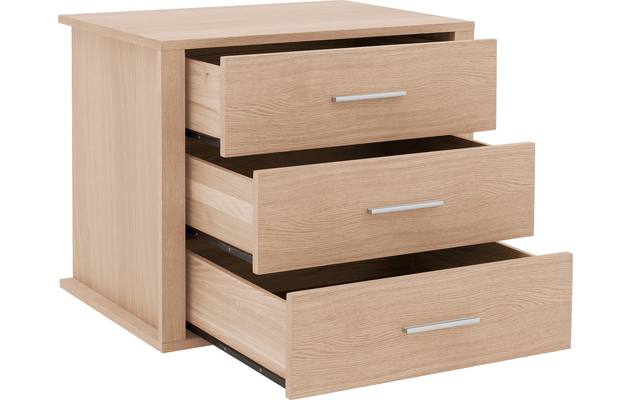 Goossens inzetladenblok duo wit eiken - 8223506-05