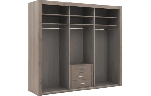 Goossens inzetladenblok duo grijs eiken - 8223508-01