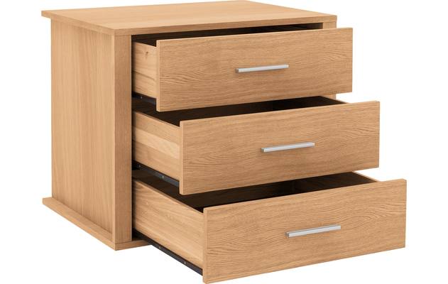 Goossens inzetladenblok duo blank eiken - 8223509-05