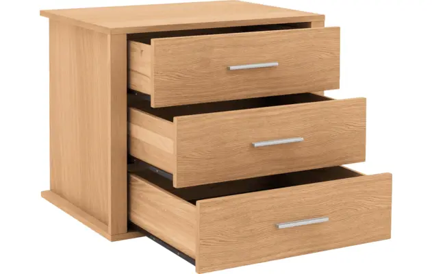 Goossens inzetladenblok duo blank eiken - 8223509-05