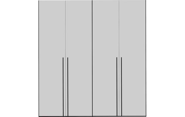 Goossens kledingkast easy storage ddk zwart hoogwaardig meubelplaat - 8223567-03