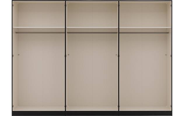 Goossens kledingkast easy storage ddk zwart hoogwaardig meubelplaat - 8223569-07