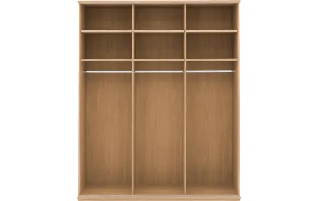Goossens excellent kledingkast wood onbewerkt eiken - 8223622-13