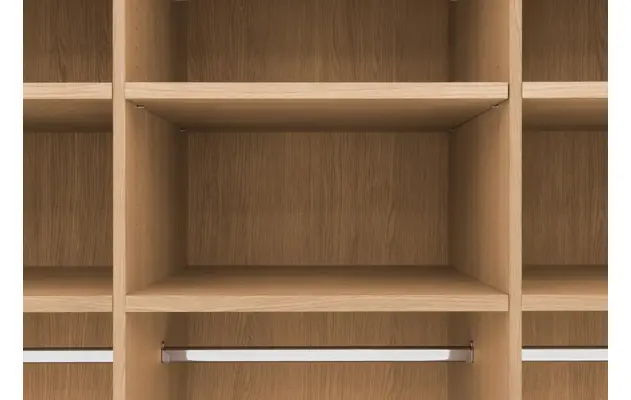 Goossens excellent kledingkast wood onbewerkt eiken - 8223622-14