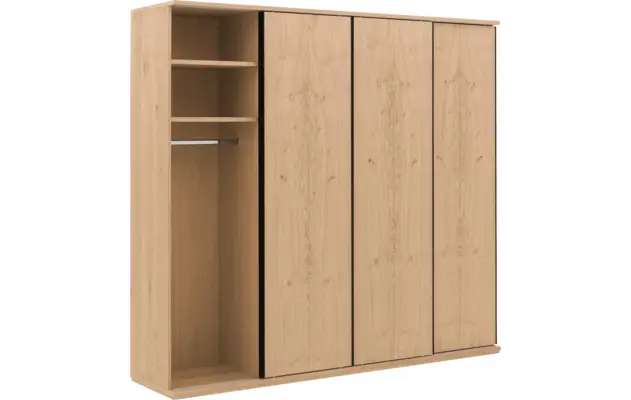 Goossens excellent kledingkast wood onbewerkt eiken - 8223623-04