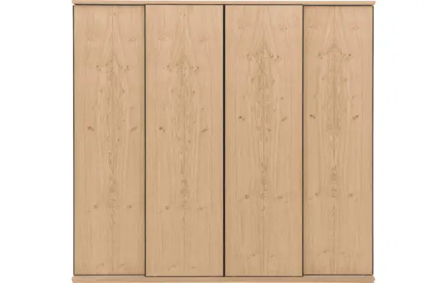 Goossens excellent kledingkast wood onbewerkt eiken - 8223623-09