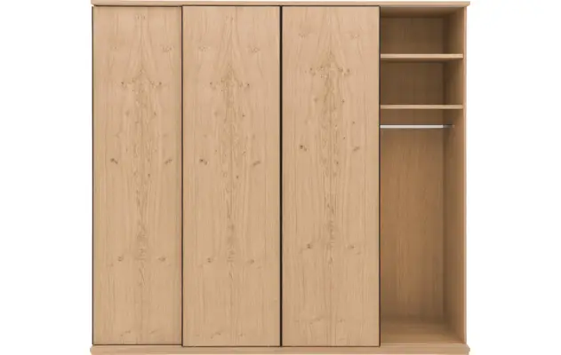 Goossens excellent kledingkast wood onbewerkt eiken - 8223623-10