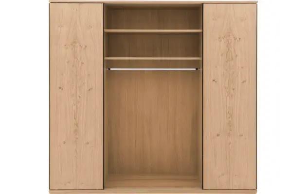 Goossens excellent kledingkast wood onbewerkt eiken - 8223623-11