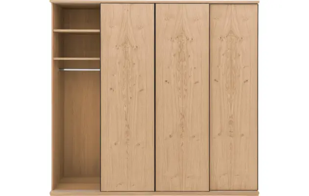 Goossens excellent kledingkast wood onbewerkt eiken - 8223623-12